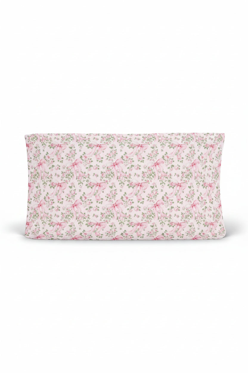Bows in Bloom Changing Pad Cover