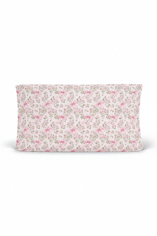 Bows in Bloom Changing Pad Cover