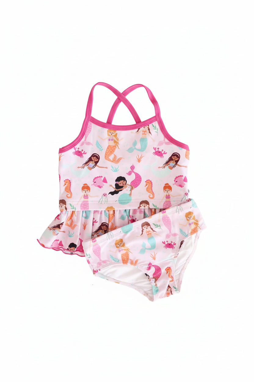 Two Piece Strappy Tankini | Under The Sea