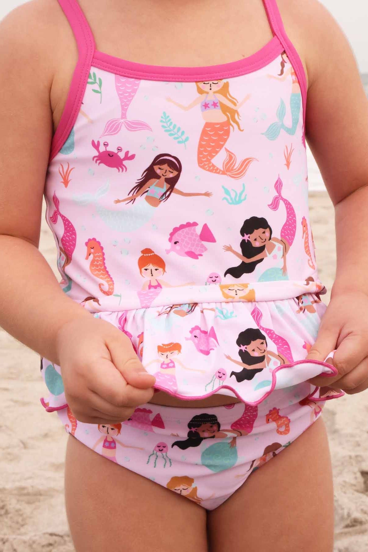Two Piece Strappy Tankini | Under The Sea