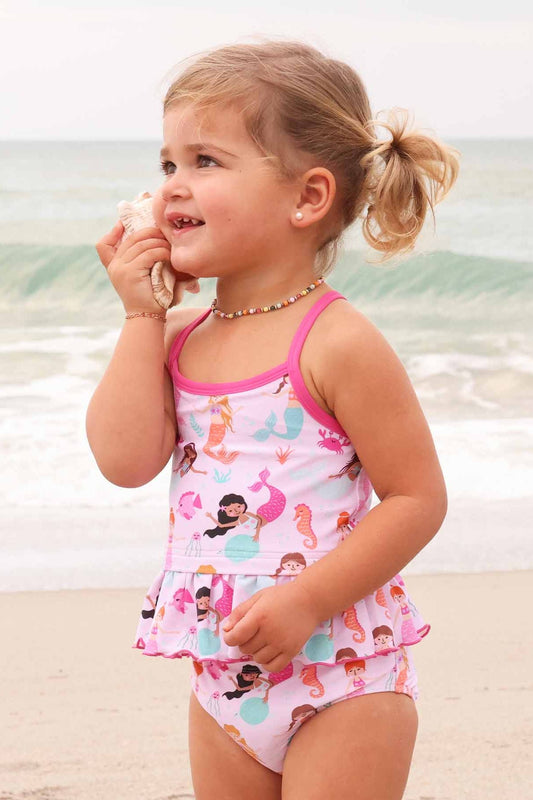 Two Piece Strappy Tankini | Under The Sea